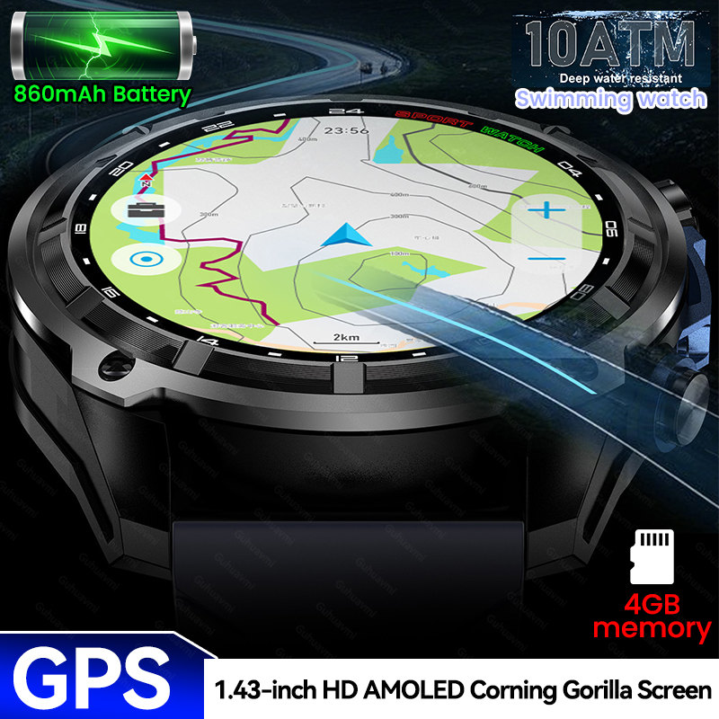 Outdoor Adventure Hours - جديد مغامرة GPS الرجال ساعة ذكية
